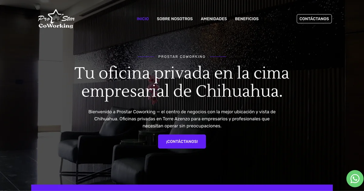 Sitio de Prostar Coworking